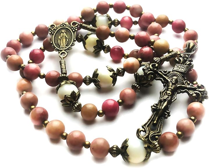 Catholic Heirlooms Pink Rosary