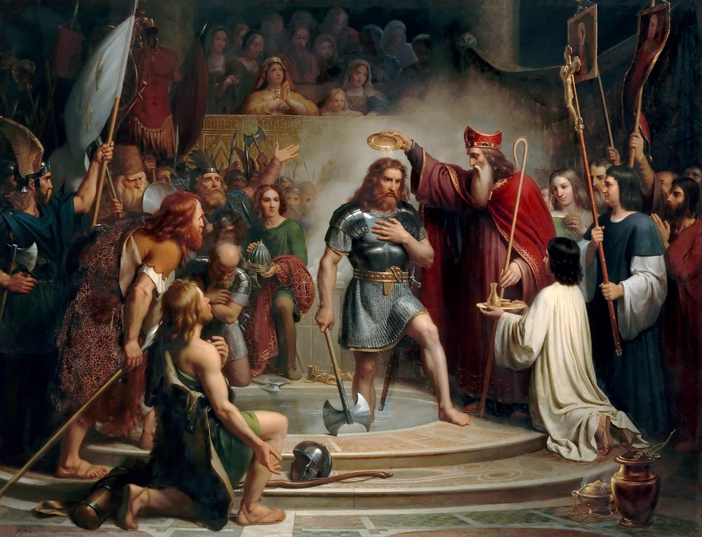 Baptism Of Clovis Baptism Of Clovis