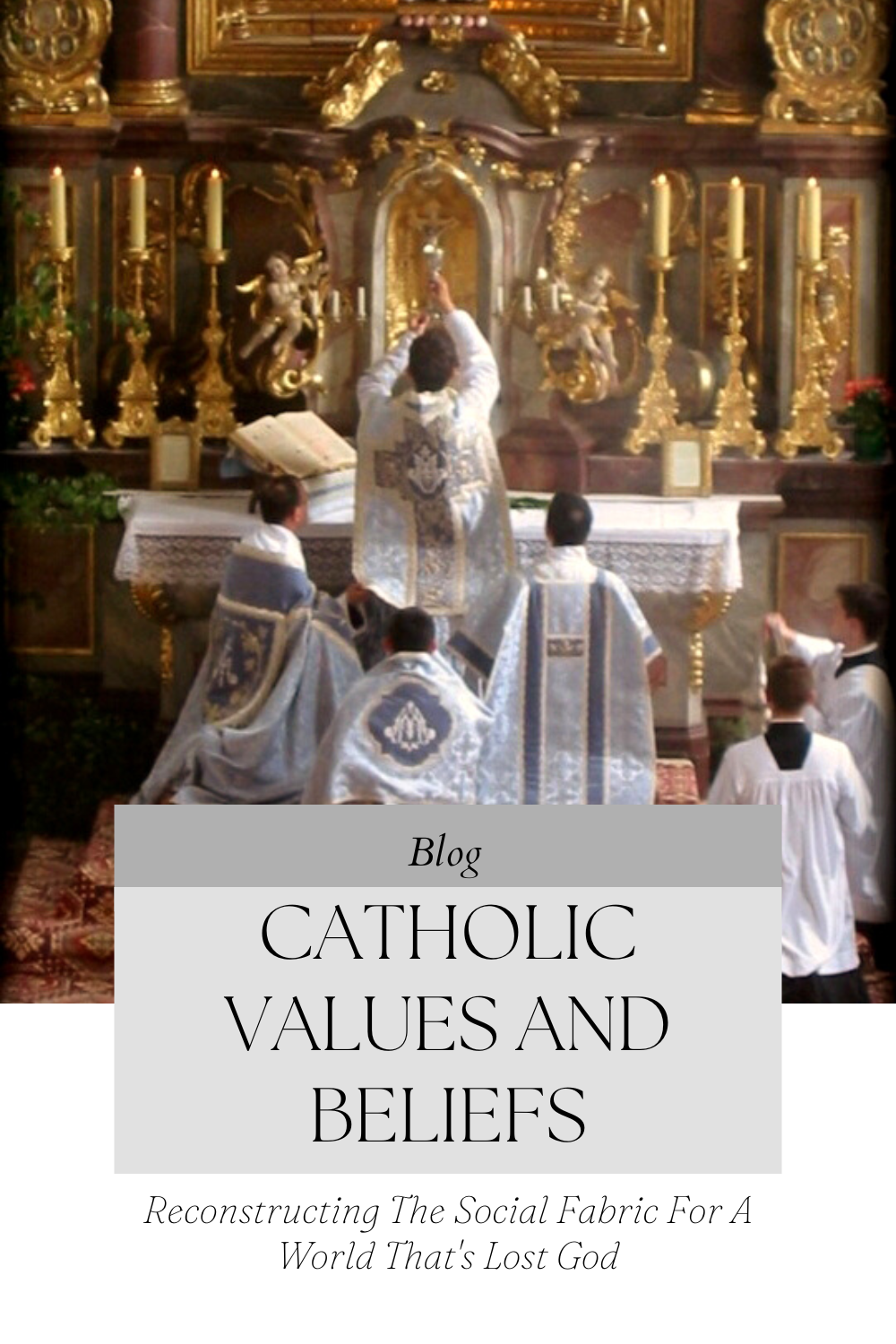 Catholic Values and Beliefs blog image