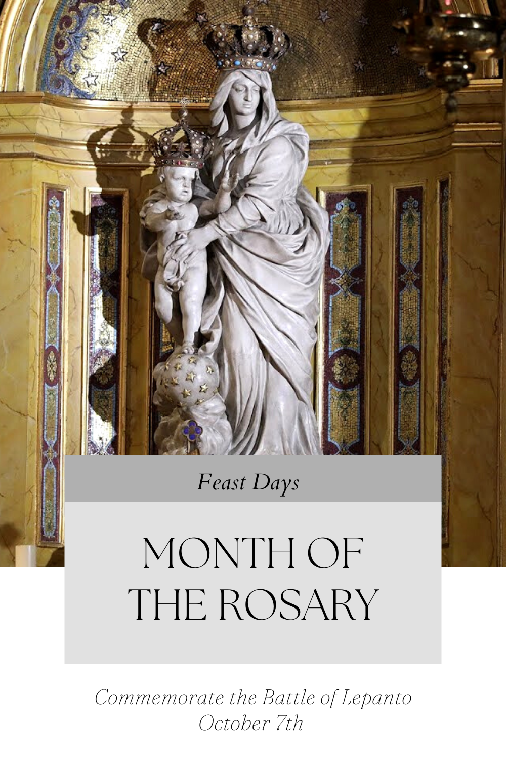 Month of the Rosary Blog image