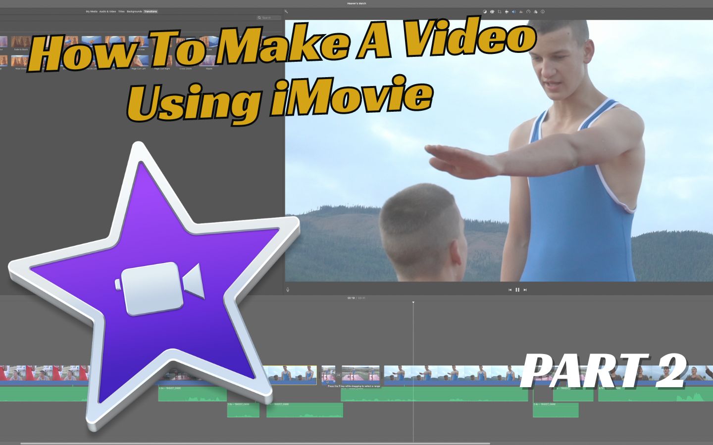 How To Make A Video iMovie Part 2