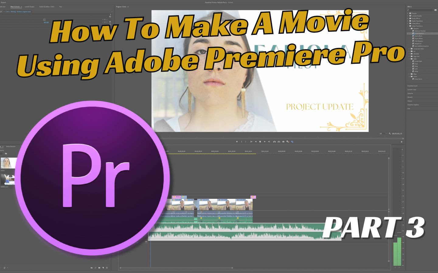 How To Make A Movie Using Adobe Part 3
