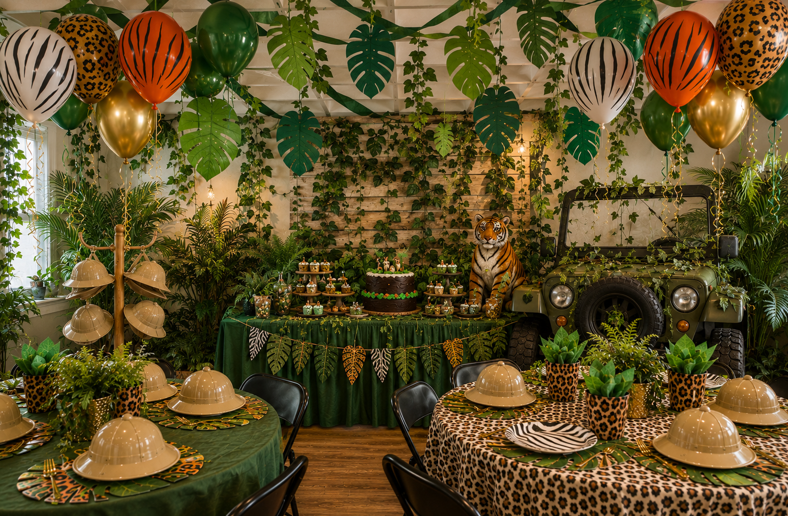 Jungle Party Setup