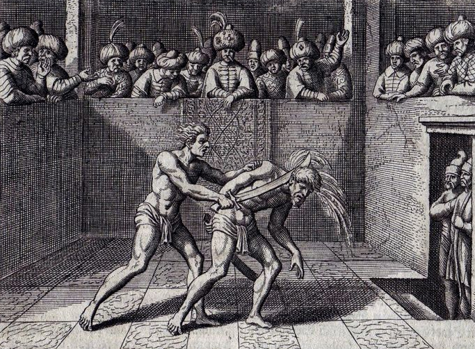 Skanderbeg in fight Skanderbeg in fight
