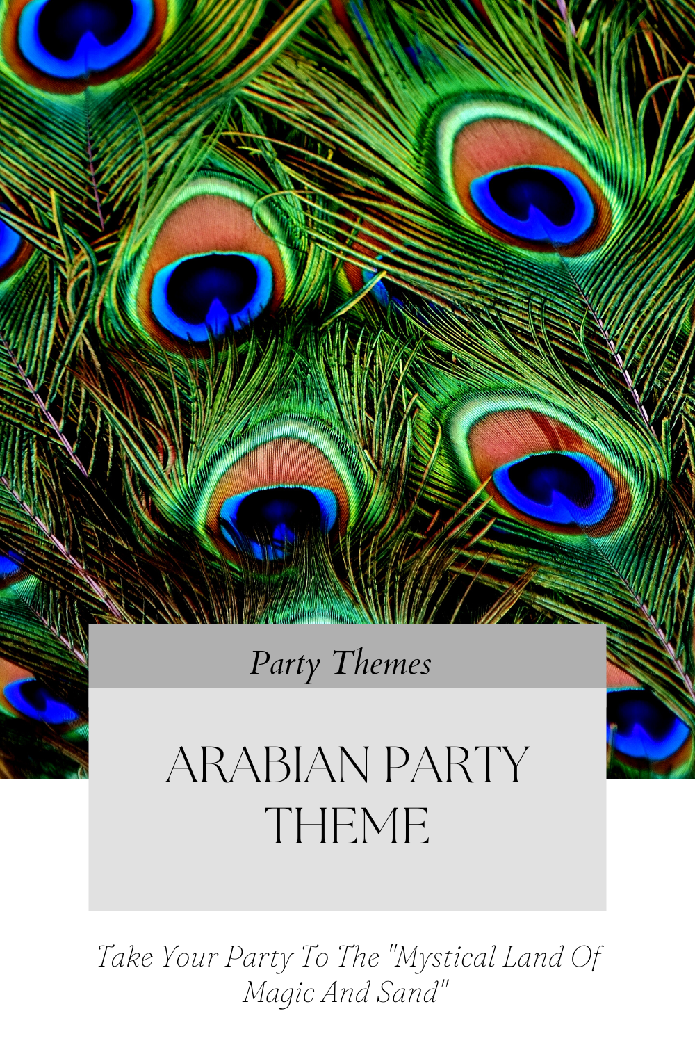 Arabian Party Theme