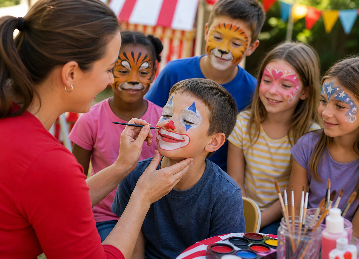 Circus Party Face Painting