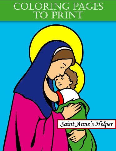 St. Annes Helpers Coloring book