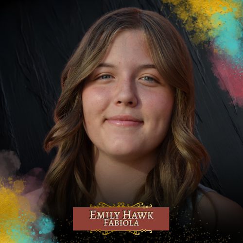 Emily Hawk is Fabiola
