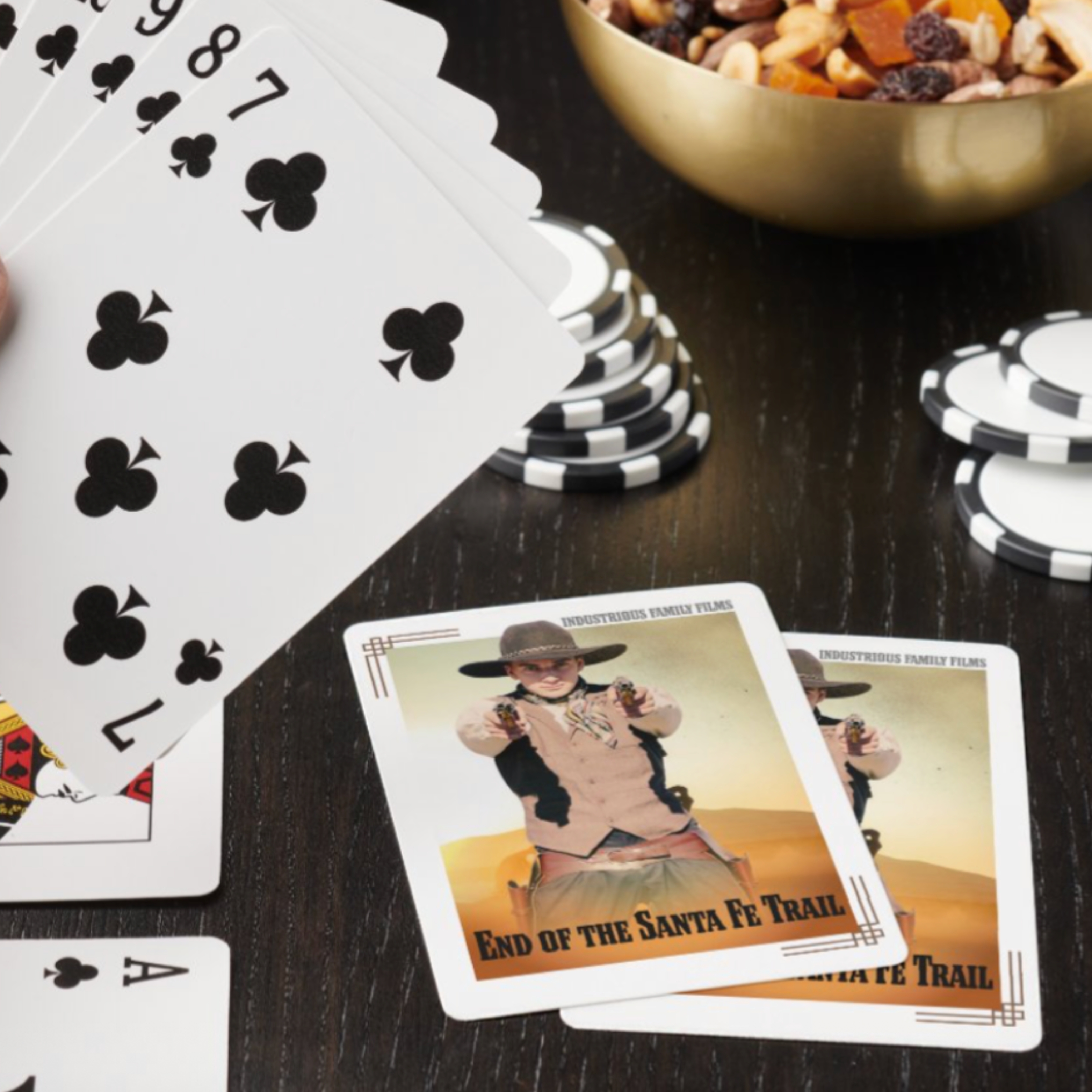 Billy the Kid Playing Cards