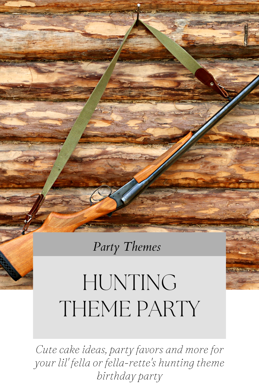 hunting party theme blog image