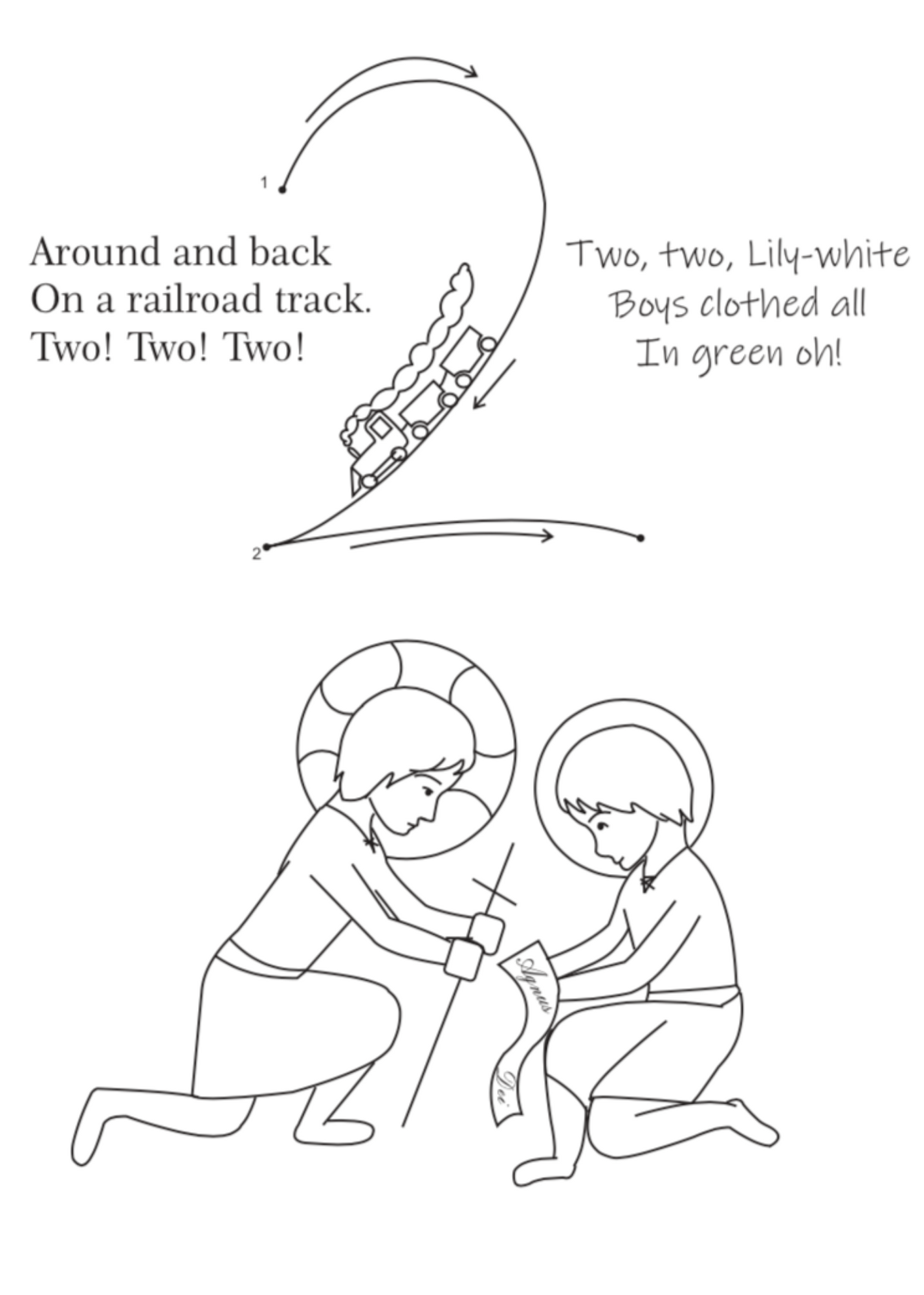 Number coloring pages