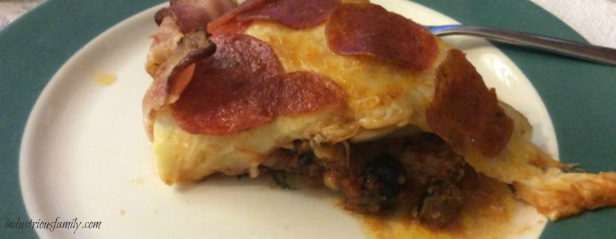 Bacon crust pizza Bacon crust pizza