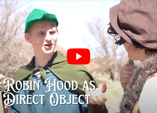 Robin Hood As direct object video cover