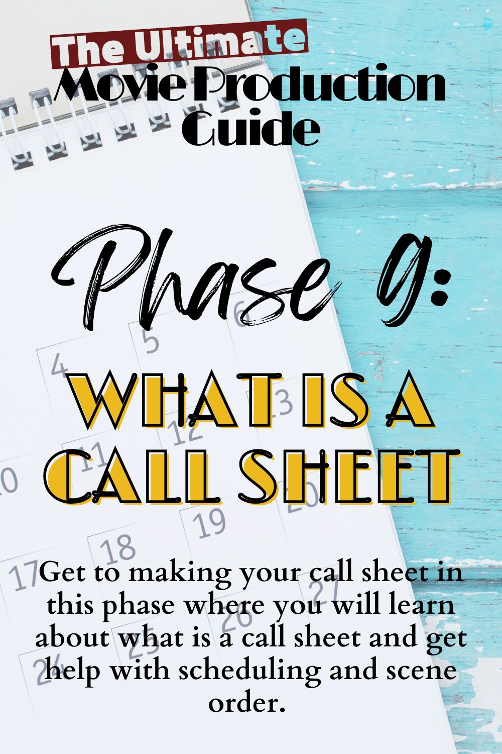 What is a call sheet What is a call sheet